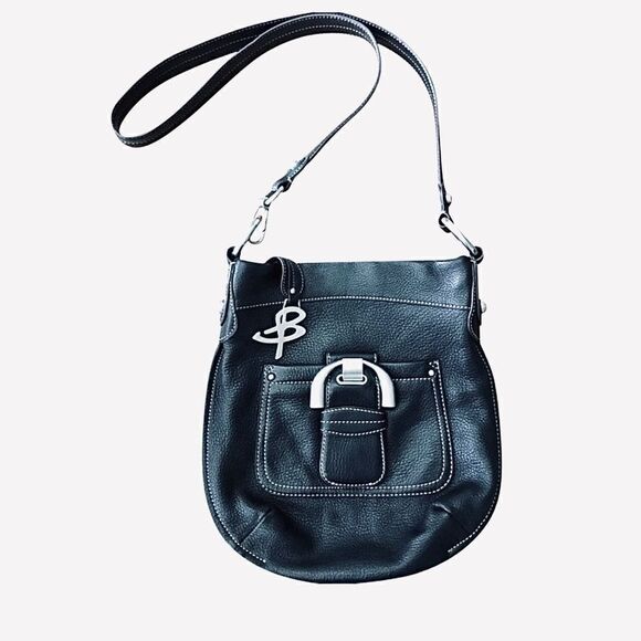 B MAKOWSKY Genuine Leather Crossbody Bag. - Picture 1 of 5